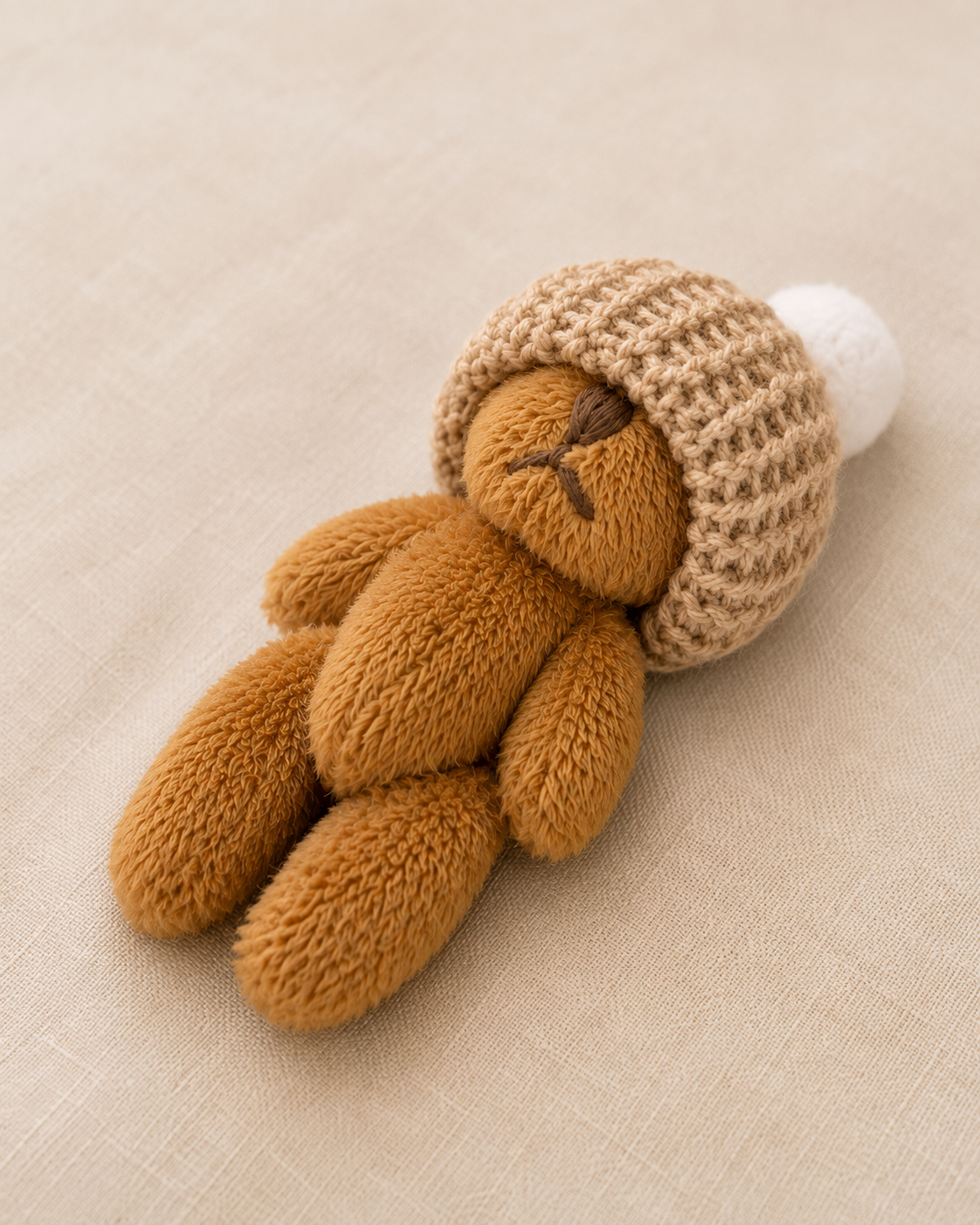 Peluche Minuscule- caramel