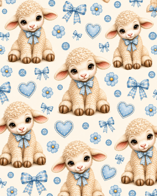 Couverture Squish enfant – Petit mouton coquet