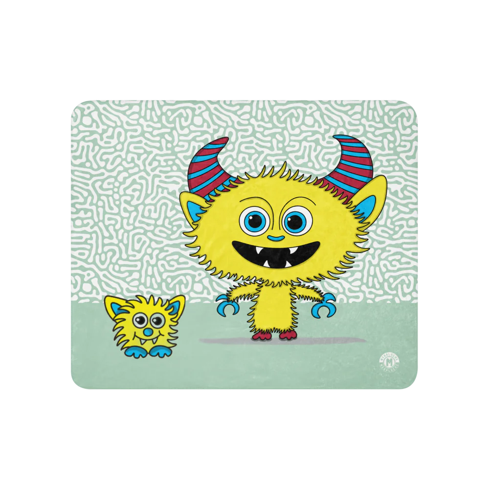 Couverture Sherpa Petits Monstres