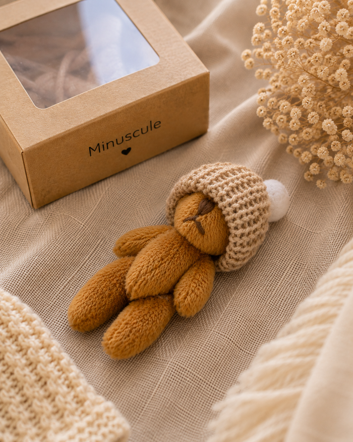 Peluche Minuscule- caramel