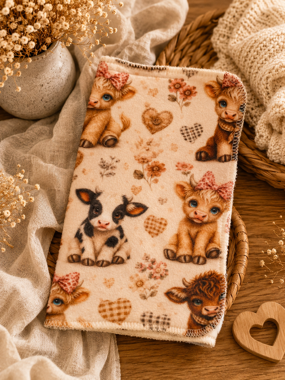Lingettes réutilisables en squish – Adorables Highlands