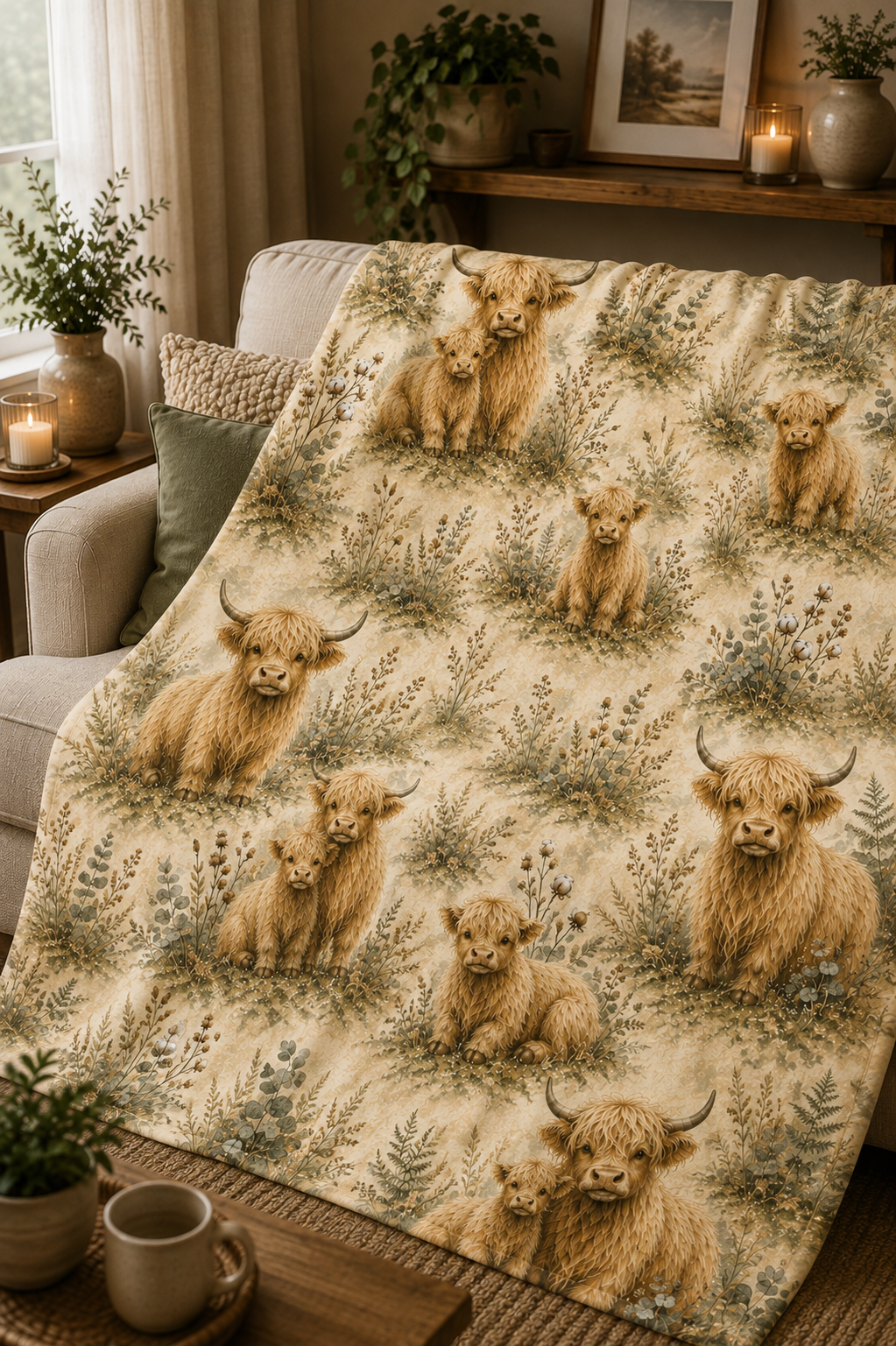 Couverture Squish adulte – Douceur des Highlands