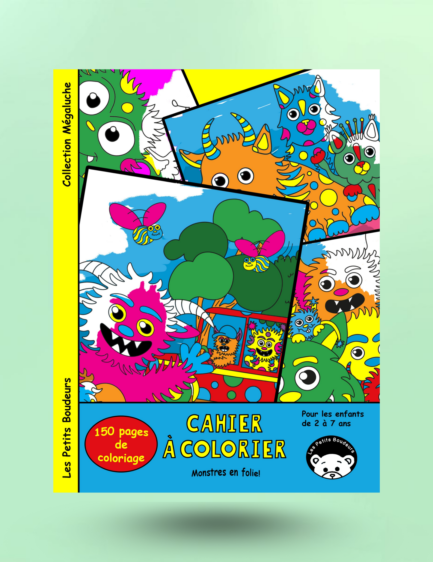 Cahier de coloriage- Monstre en folie