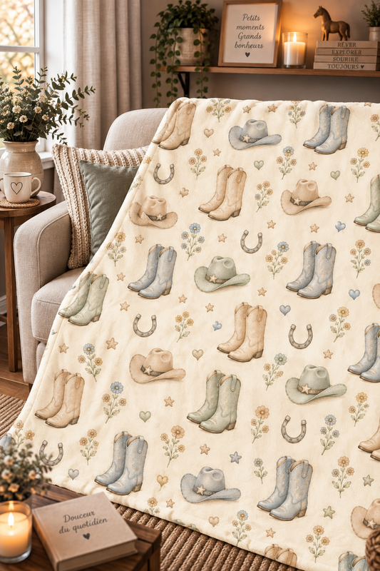 Couverture Squish adulte – Esprit western