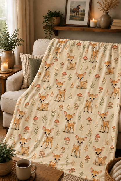 Couverture Squish enfant – Faon enchanté