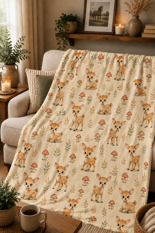 Couverture Squish enfant – Faon enchanté