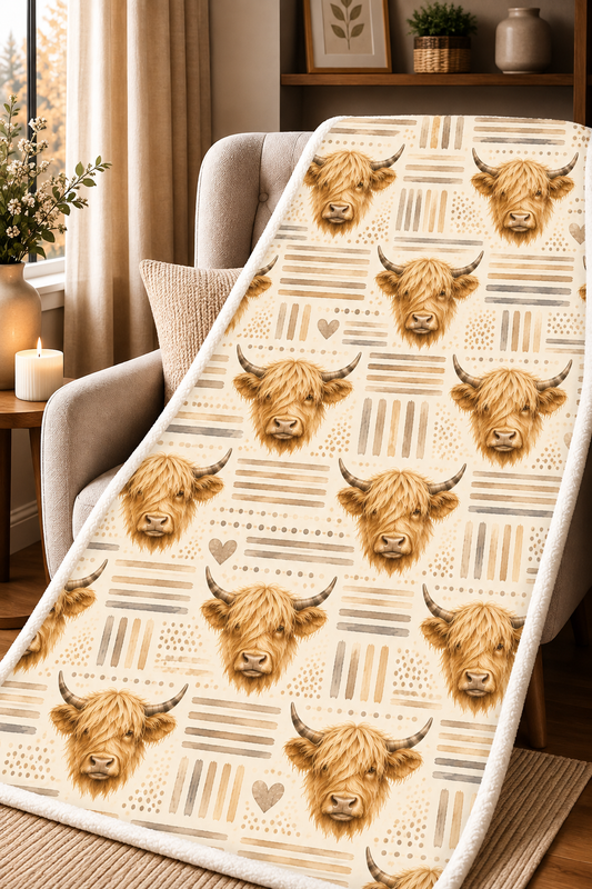 Couverture Squish adulte – Highland bohème