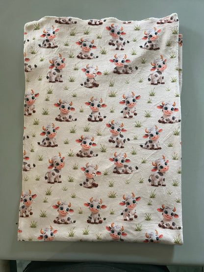 Couverture Squish enfant – Vaches rigolotes