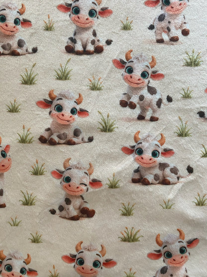 Couverture Squish enfant – Vaches rigolotes