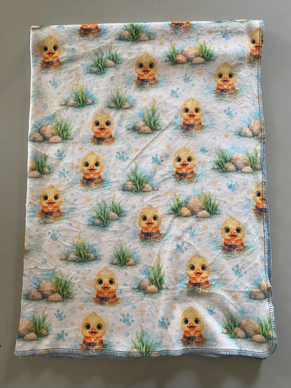 Couverture Squish enfant – Canetons à l'eau