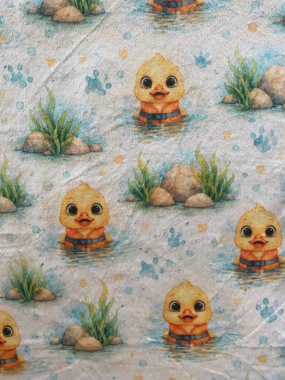 Couverture Squish enfant – Canetons à l'eau