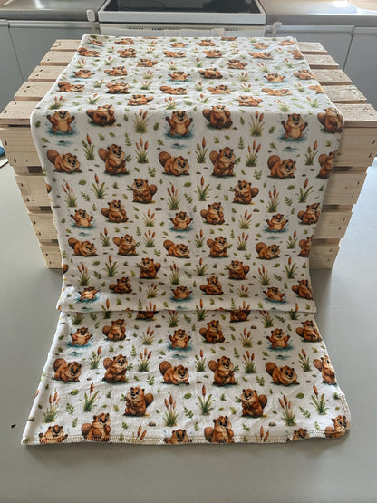 Couverture Squish enfant – Castors rigolos