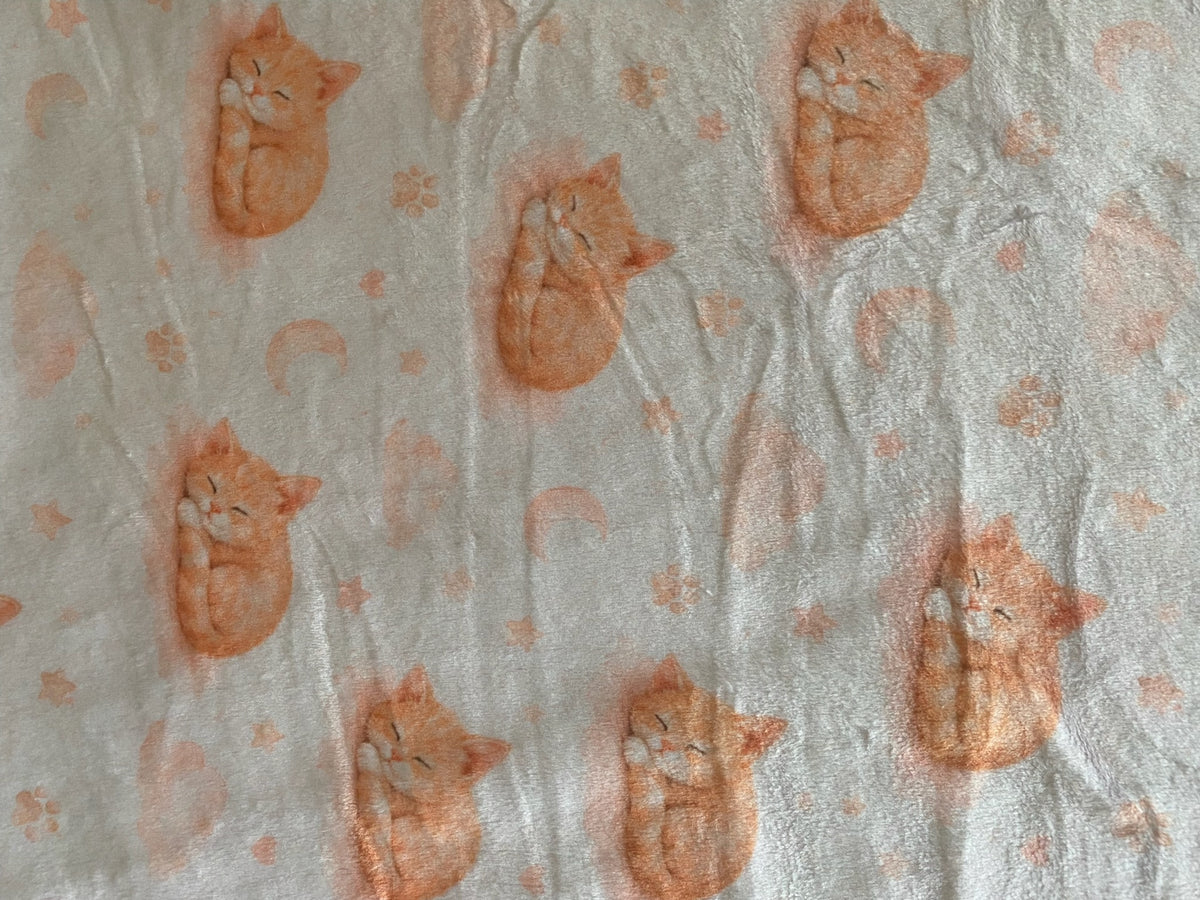 Couverture Squish enfant – Chatons rêteurs- pâle