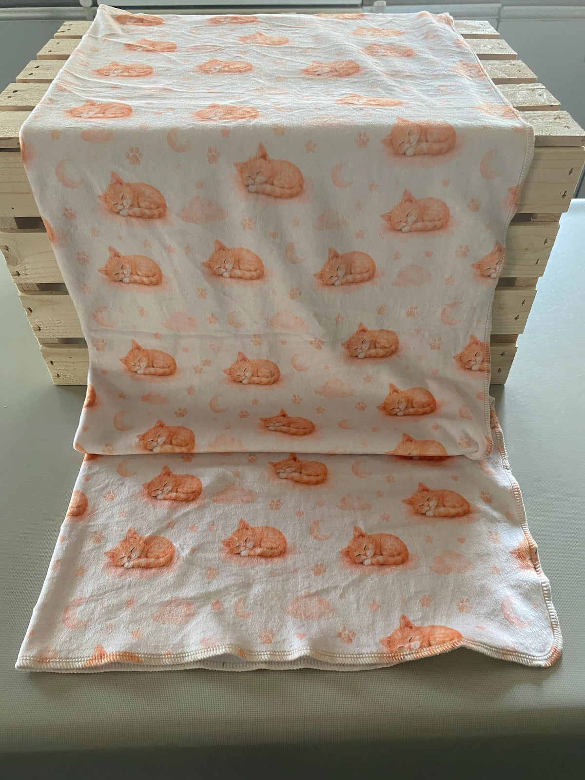 Couverture Squish enfant – Chatons rêteurs- pâle