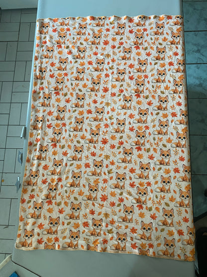 Couverture Squish enfant – Renard d'automne