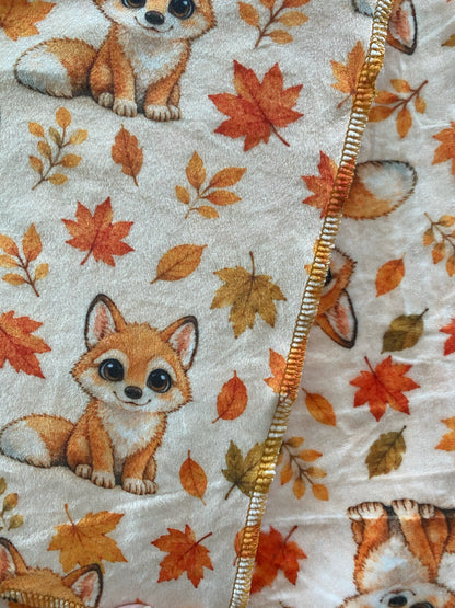 Couverture Squish enfant – Renard d'automne