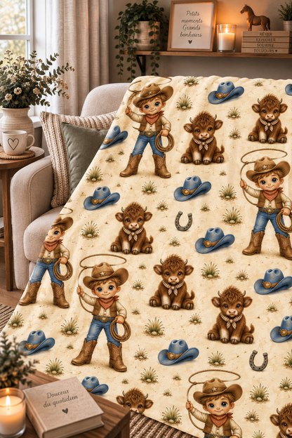 Couverture Squish enfant – Petit cowboy
