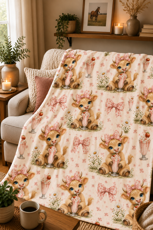 Couverture Squish enfant – Petite vache gourmande