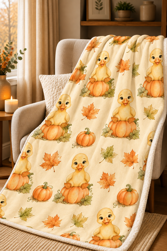 Couverture Squish enfant – Caneton d’automne