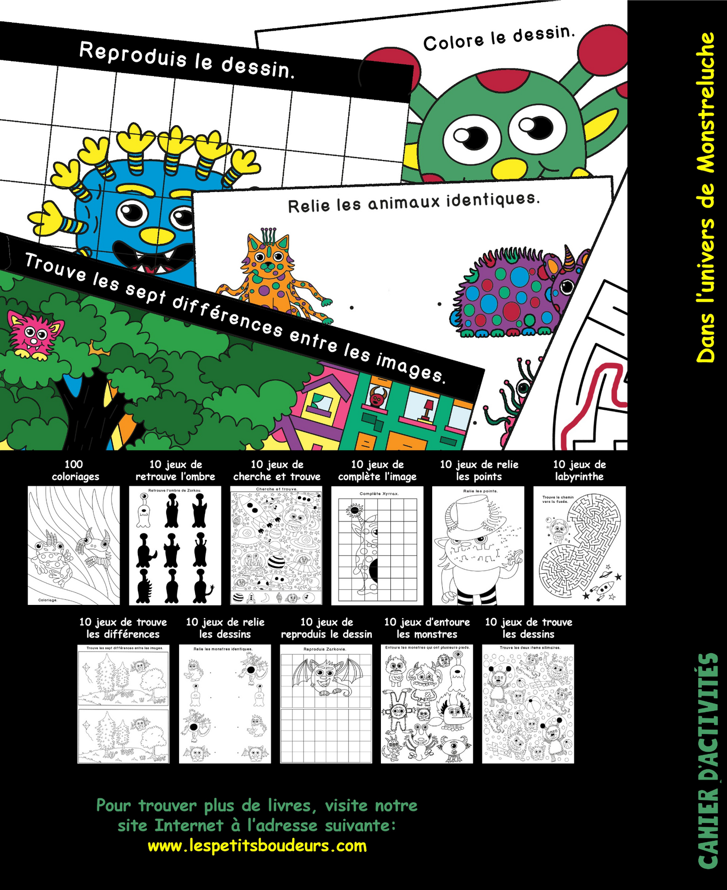 Cahier d'activités- Dans l'univers de Monstreluche!