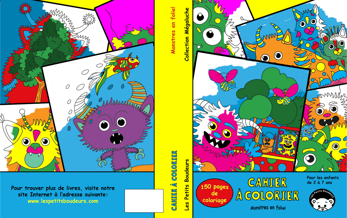 Cahier de coloriage- Monstre en folie