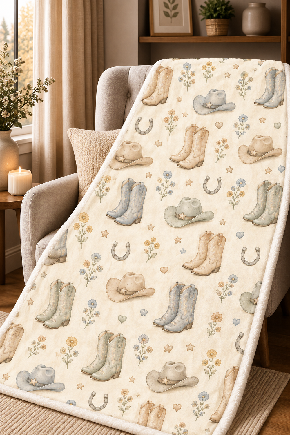 Couverture Squish adulte – Esprit western