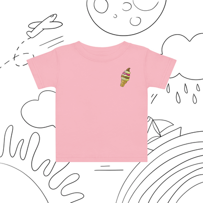 T-shirt bébé - Petit monstre Bloom et cornet de crème-glaçée