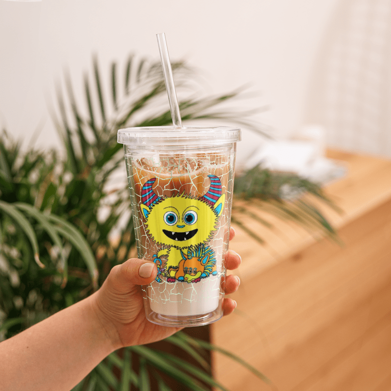 Gobelet- Monstre Tito et ses Rexipuces