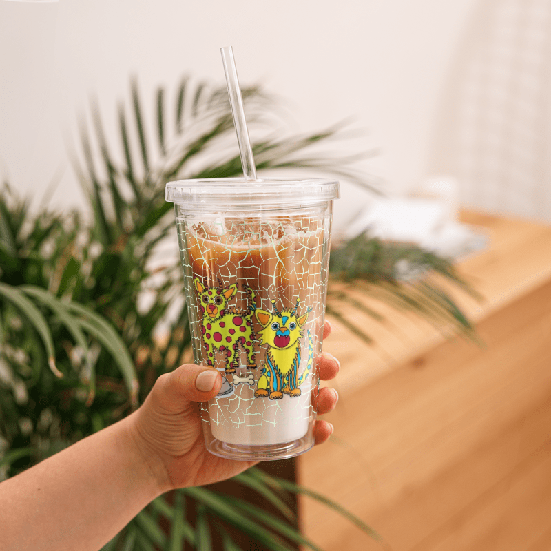 Gobelet- Monstre Tito et ses Rexipuces