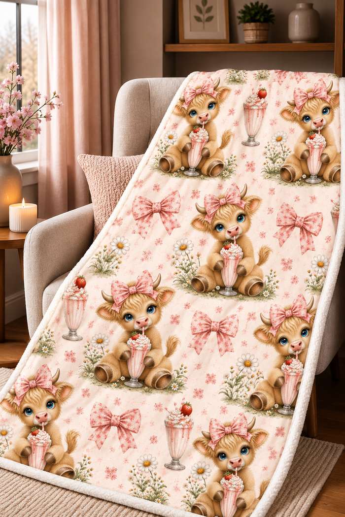 Couverture Squish enfant – Petite vache gourmande