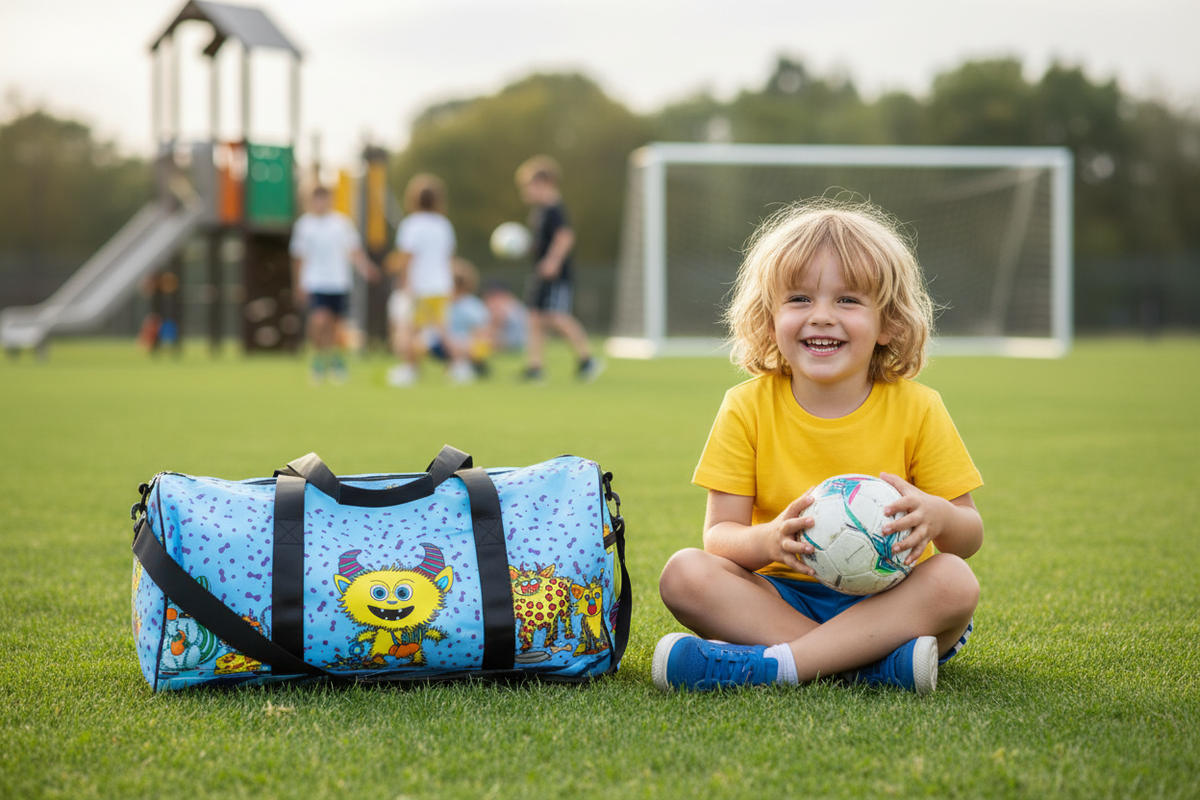 Sac de sport Monstre en folie - Lifestyle horizontal